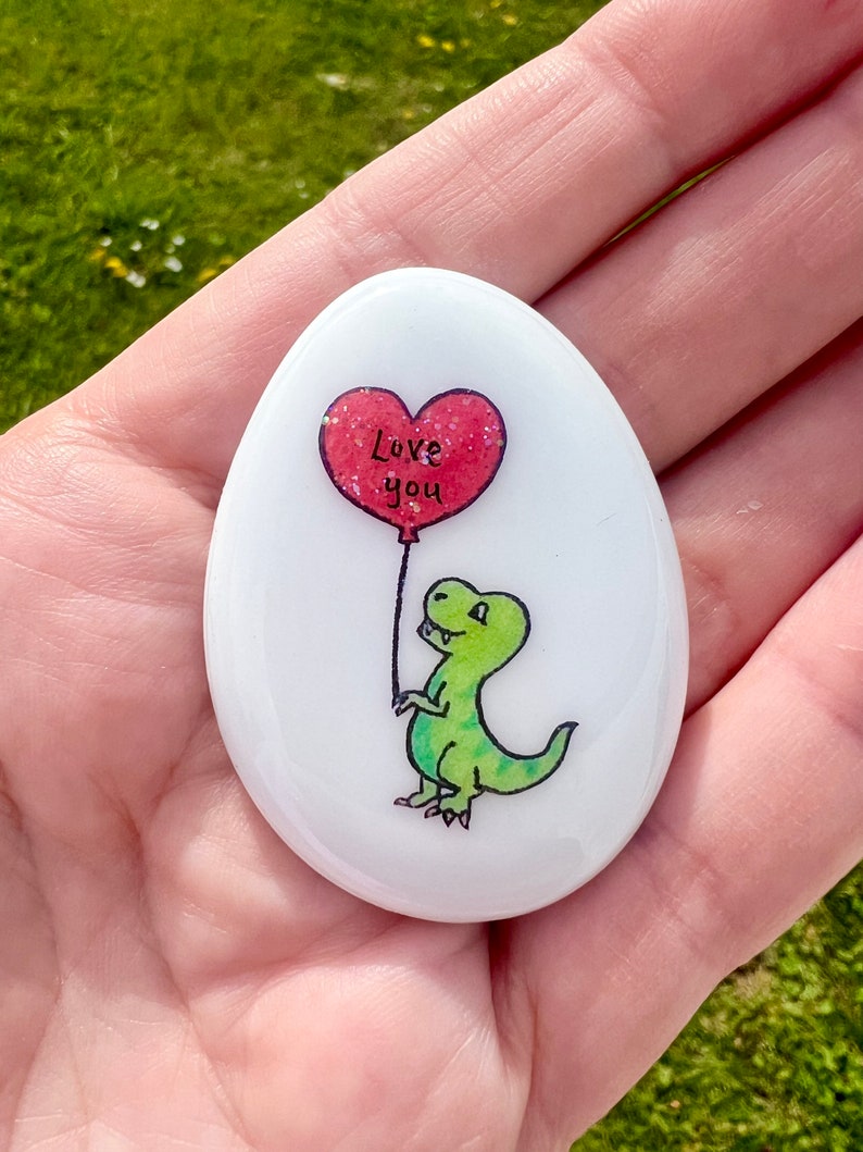 Personalised Elephant Heart Stone❤