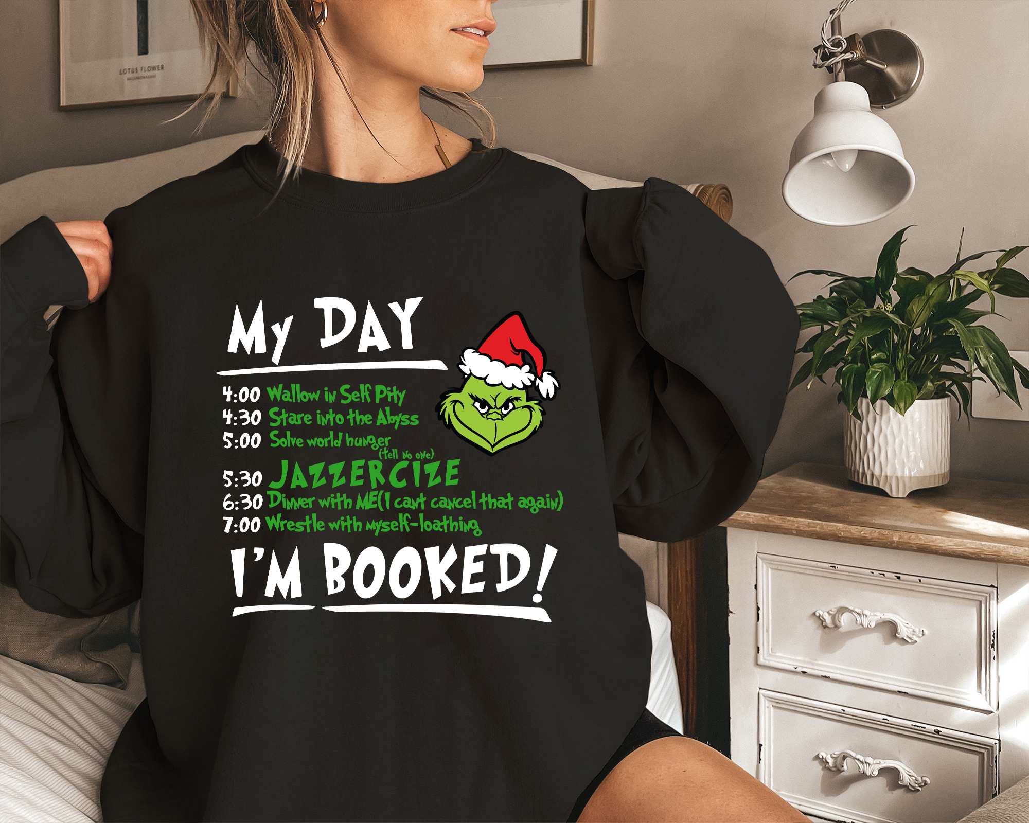 Christmas My Day I'M BOOKED T-Shirt/Sweatshirt/Hoodie【BUY 2 GET FREE SHIPPING】