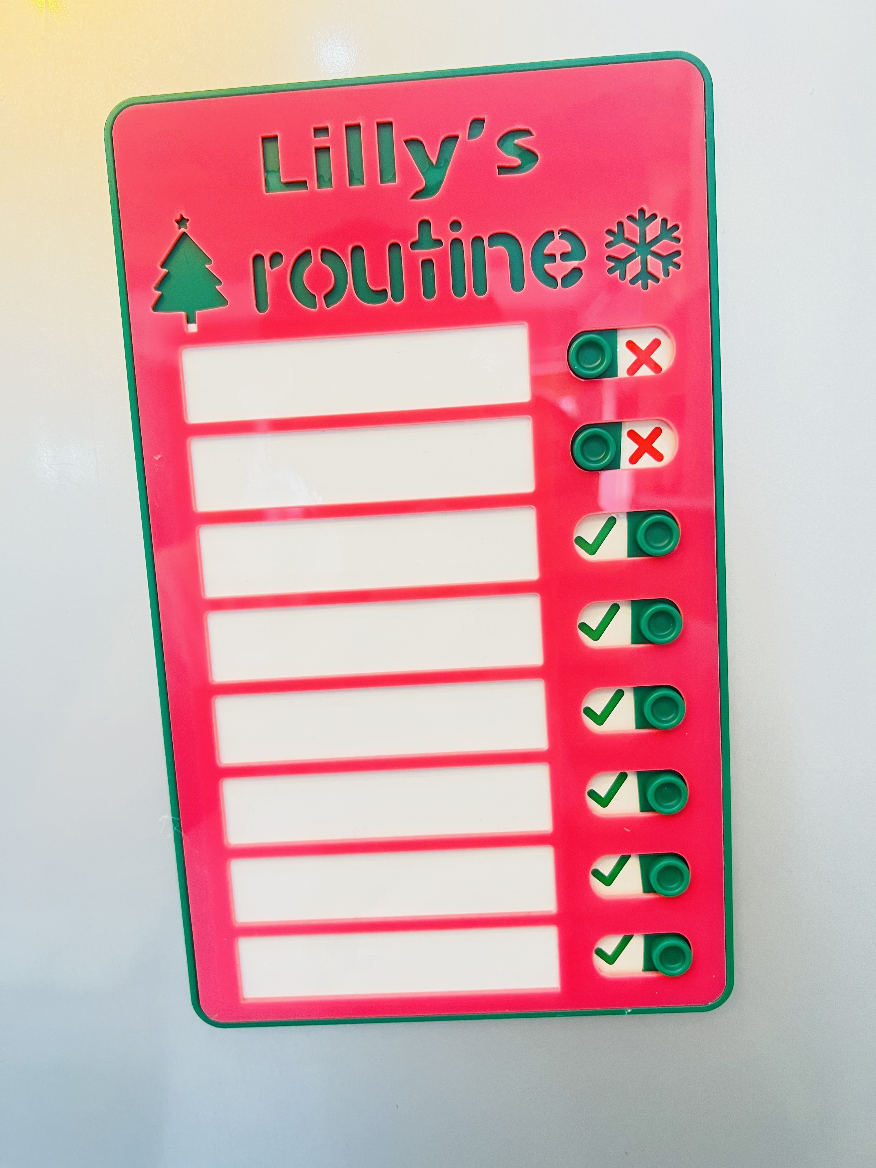 🔥Last Day Promotion 50% OFF-Magnetic Dry-erase Daily Routine Chart