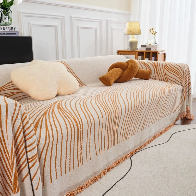 Ins Style Line All-inclusive Sofa Towel