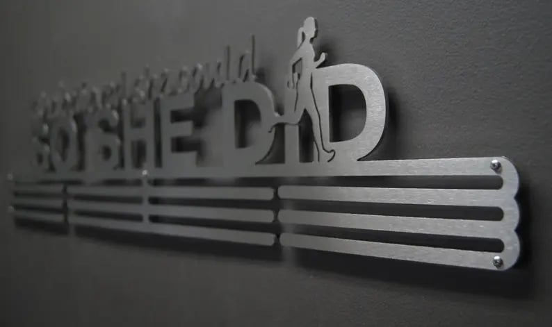 She Believed She Could So She Did  Allied Medal Hanger Holder image 7