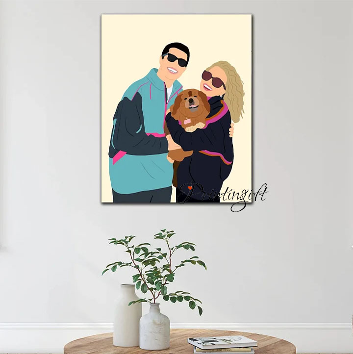 Personalized Portrait Canvas ( You Just Need To Upload Your Photo )