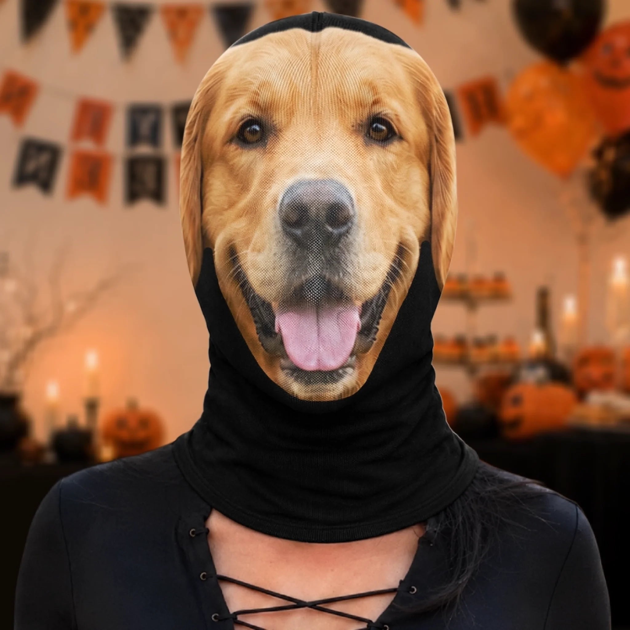 Custom Photo Dog Pet Face Costume Gifts for Dog Owners - Personalized Balaclava Mask