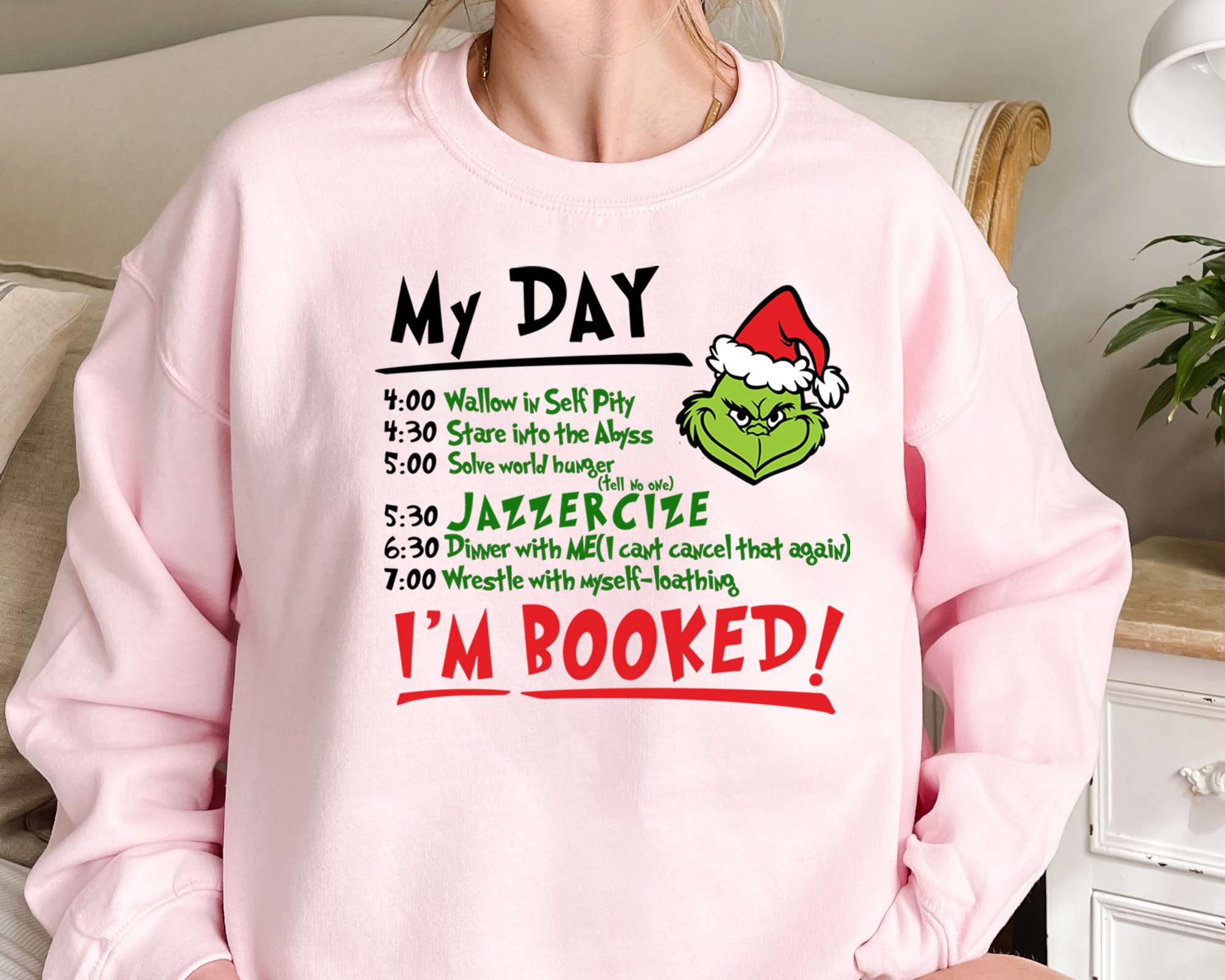 Christmas My Day I'M BOOKED T-Shirt/Sweatshirt/Hoodie【BUY 2 GET FREE SHIPPING】