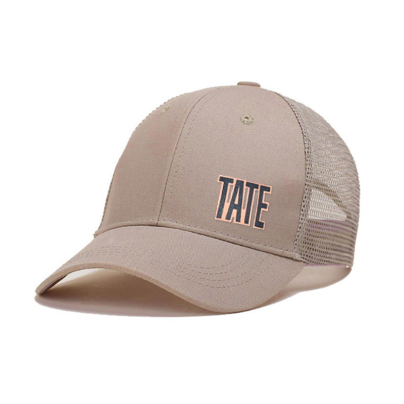 Personalized Leather Patch Kid Hat for Summer