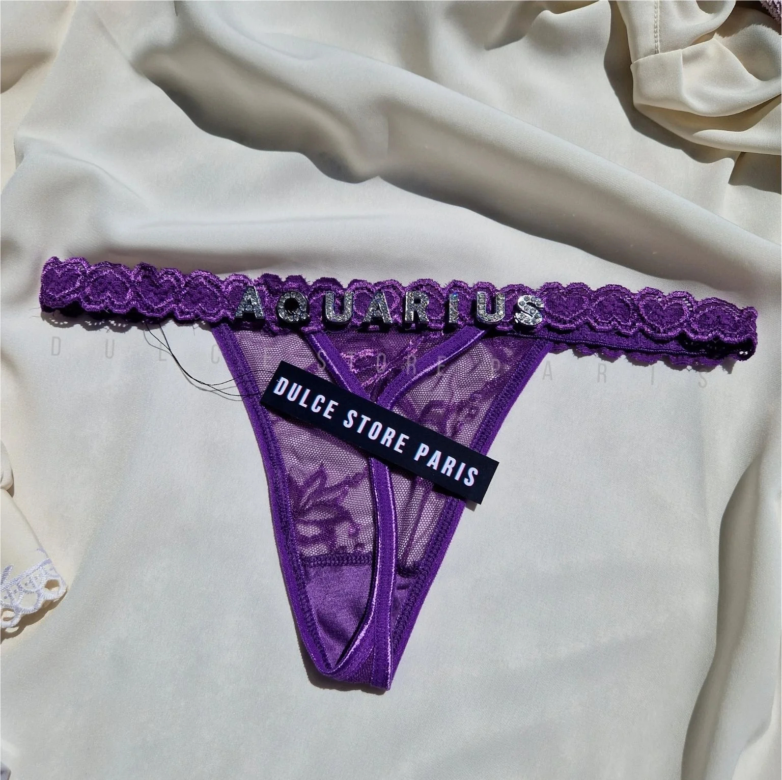Custom Crystalized Thong Personalized Thong with Name