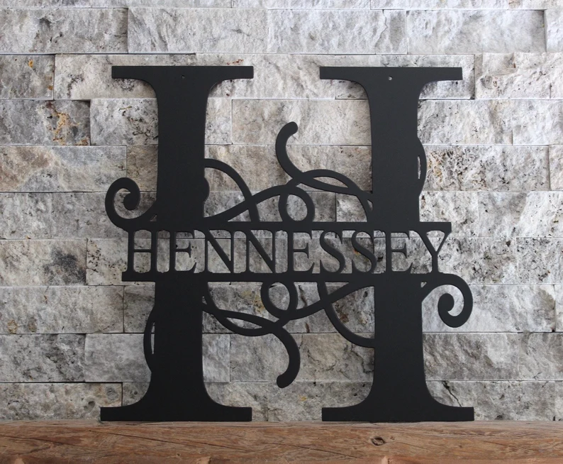 💕Personalized metal letter art 💕Customize the name you want🎁【Buy 2 free shipping】