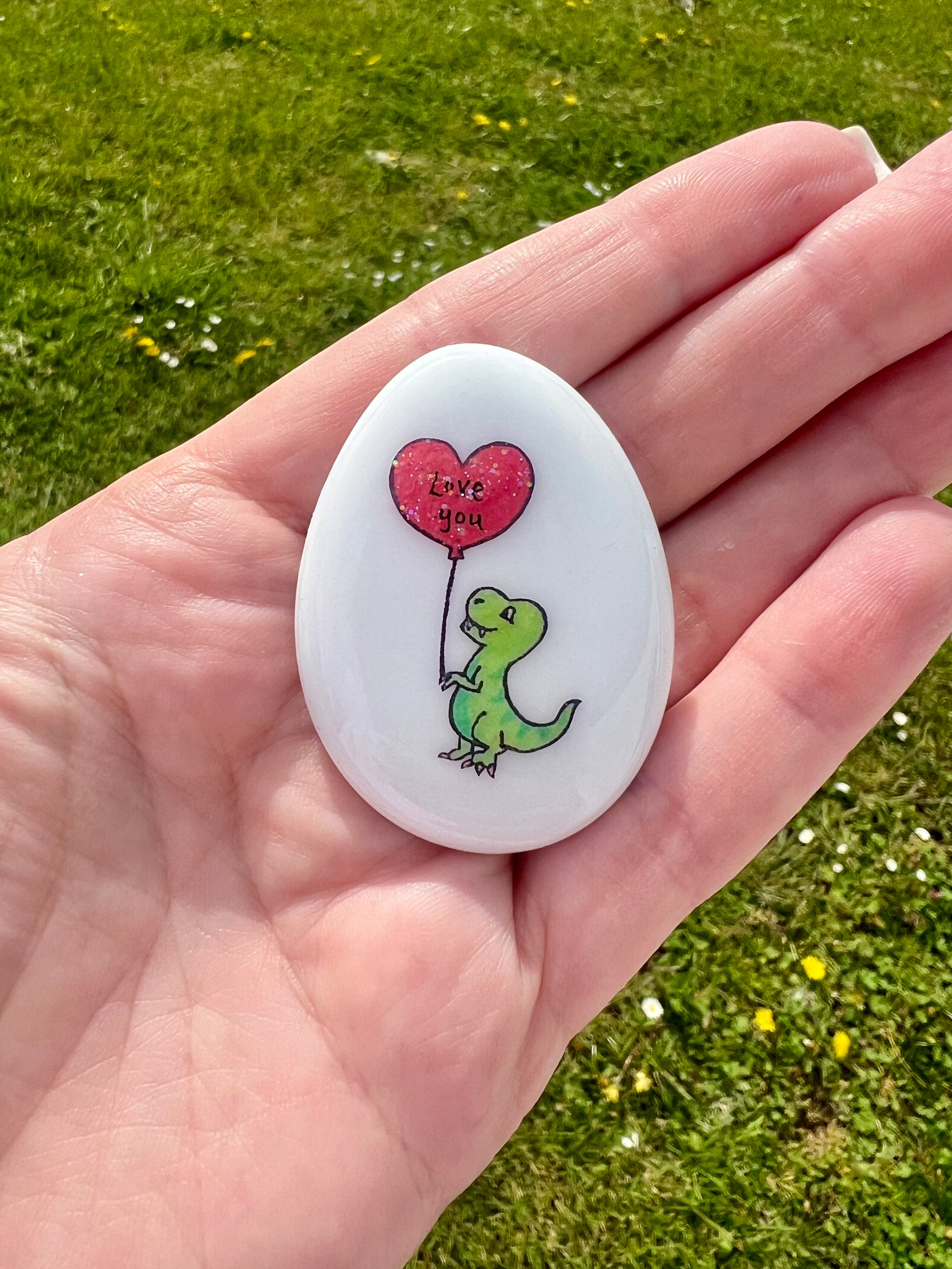 Personalised Elephant Heart Stone❤