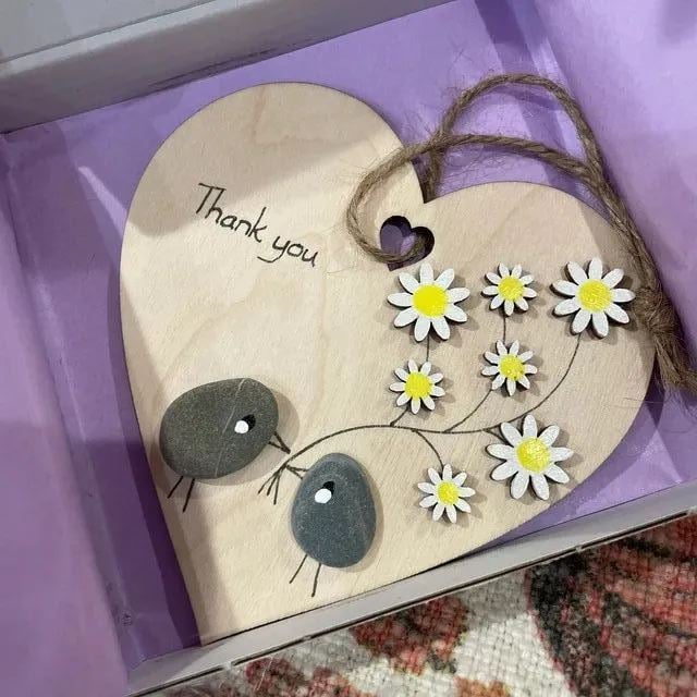 🔥HOT SALE 49% OFF - 💕Wooden Heart Thank You Gift