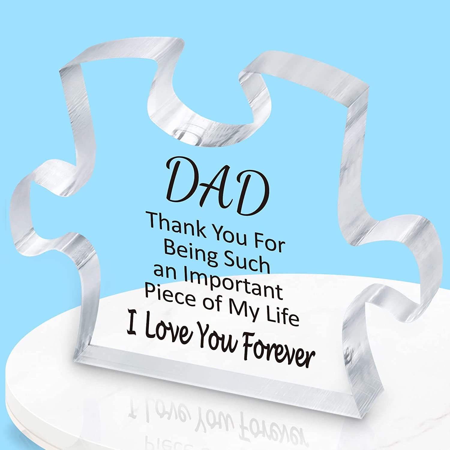 Personalized Acrylic Engraved Puzzle Plaque 