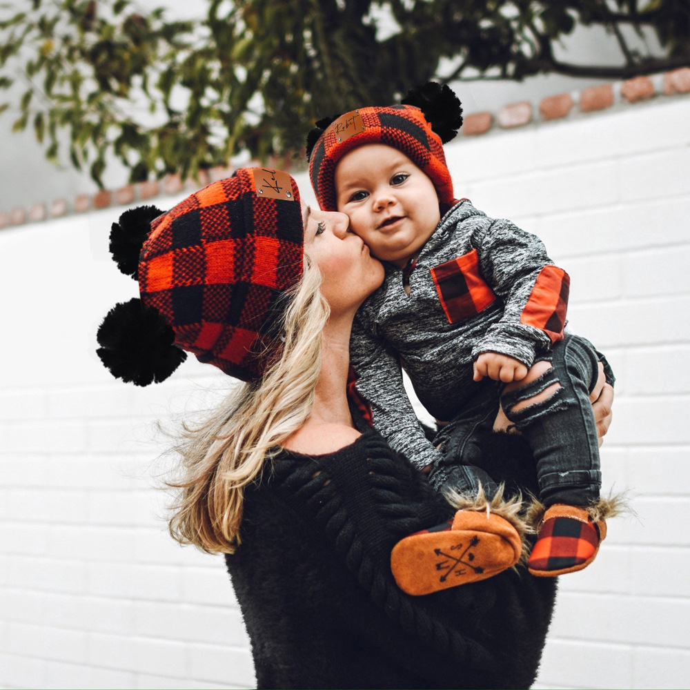 Personalized Adult &Kids Hats- Custom Name Hat- Winter Gift- Custom Knit Hat Custom Gift for Kids MaMa, Christmas Gift