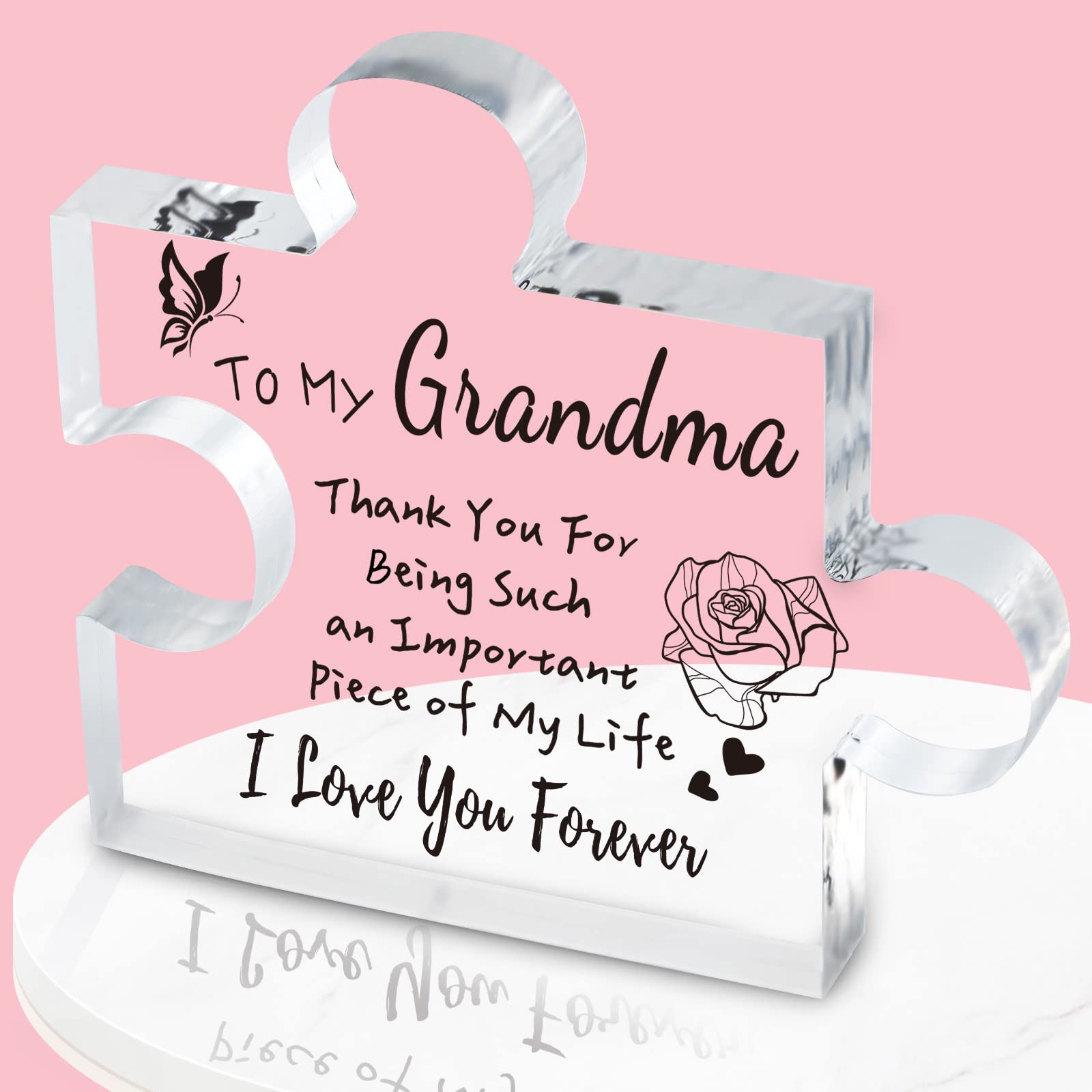 Personalized Acrylic Engraved Puzzle Plaque 
