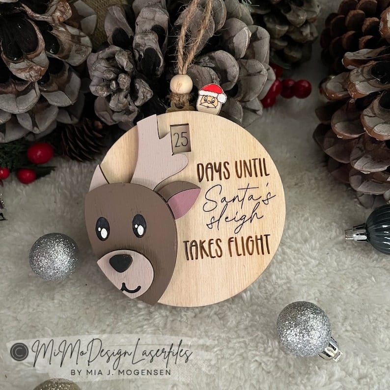 Christmas Countdown Sliding Ornament