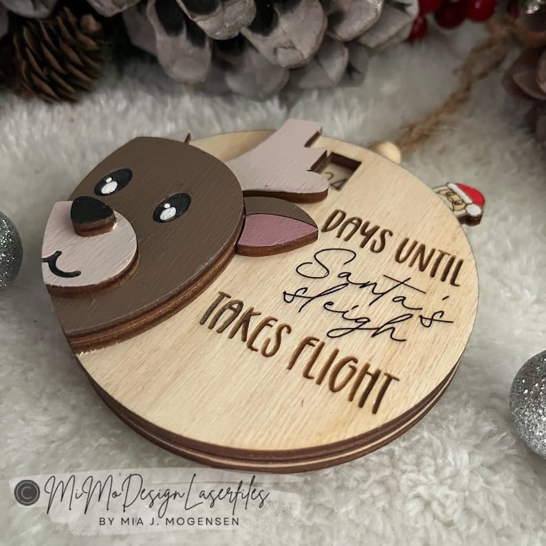 Christmas Countdown Sliding Ornament