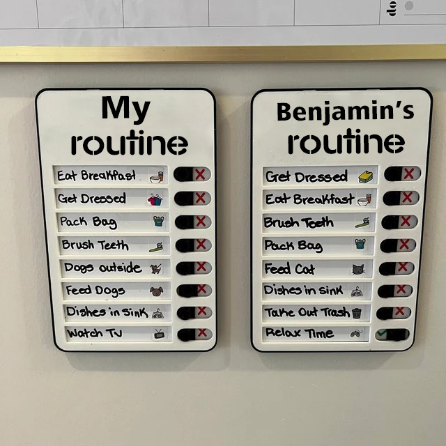 🔥Last Day Promotion 50% OFF-Magnetic Dry-erase Daily Routine Chart