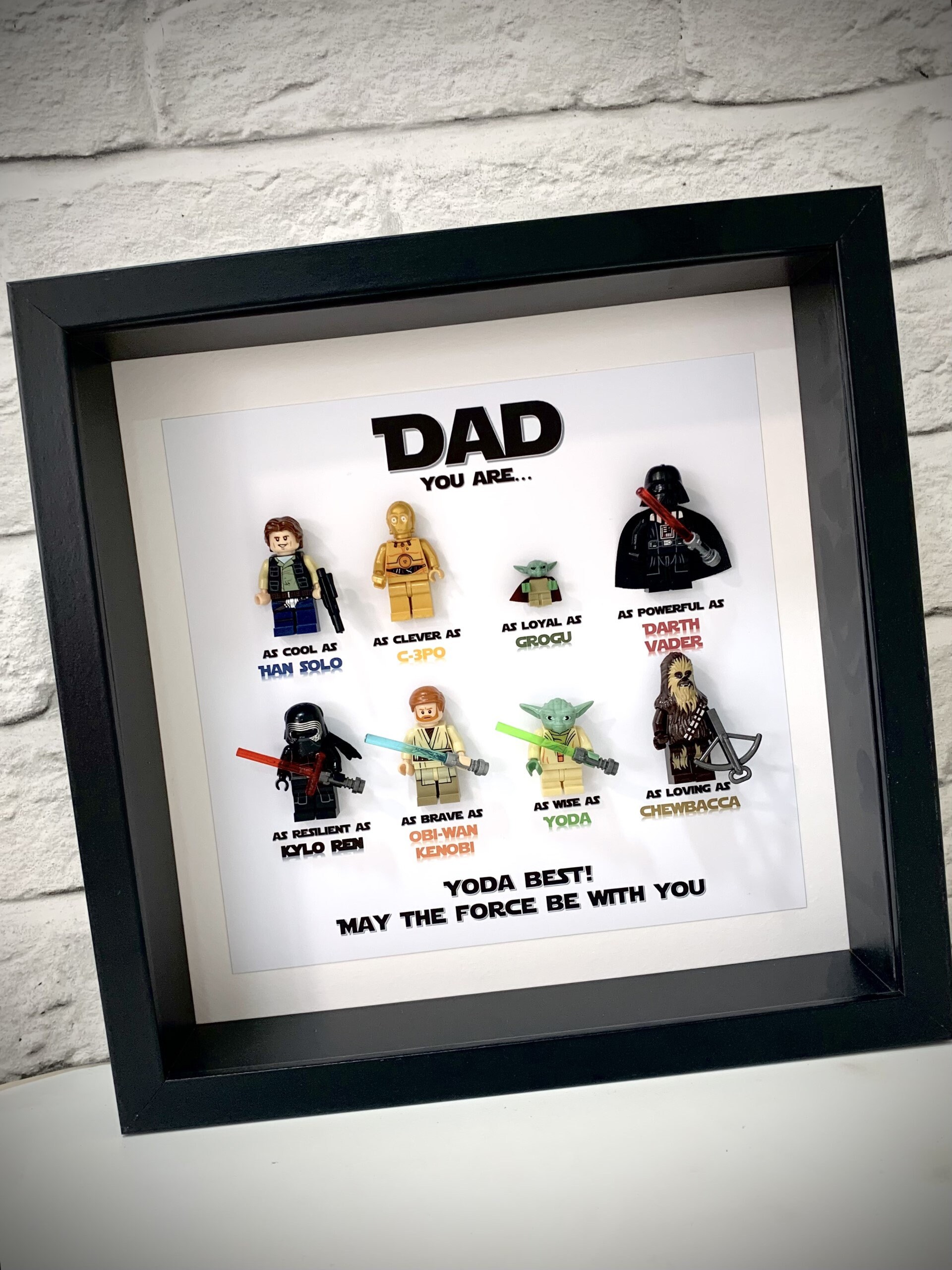 Personalised Fathers Day Gifts, Personalised Fathers Day Gifts, Personalised Box Frames, Personalised Birthday Gifts, Star Wars Father's Day