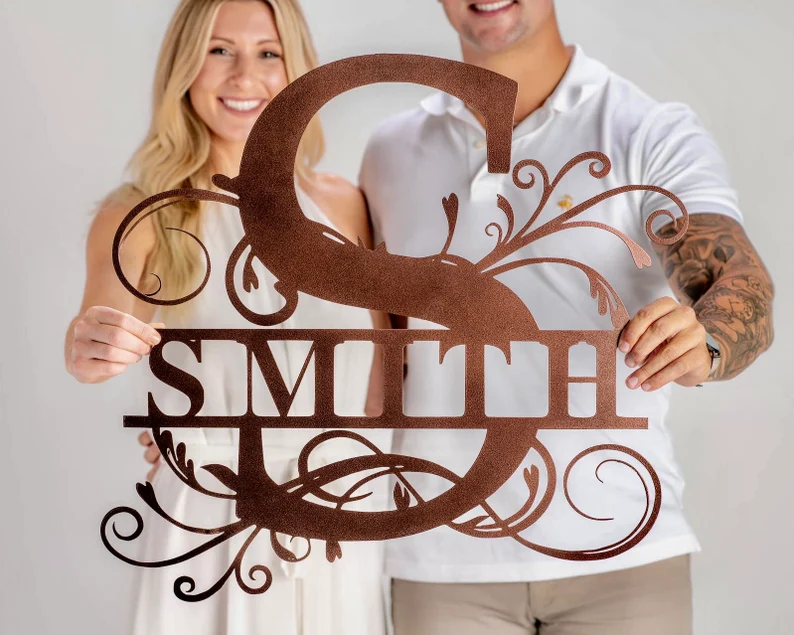 💕Personalized metal letter art 💕Customize the name you want🎁【Buy 2 free shipping】