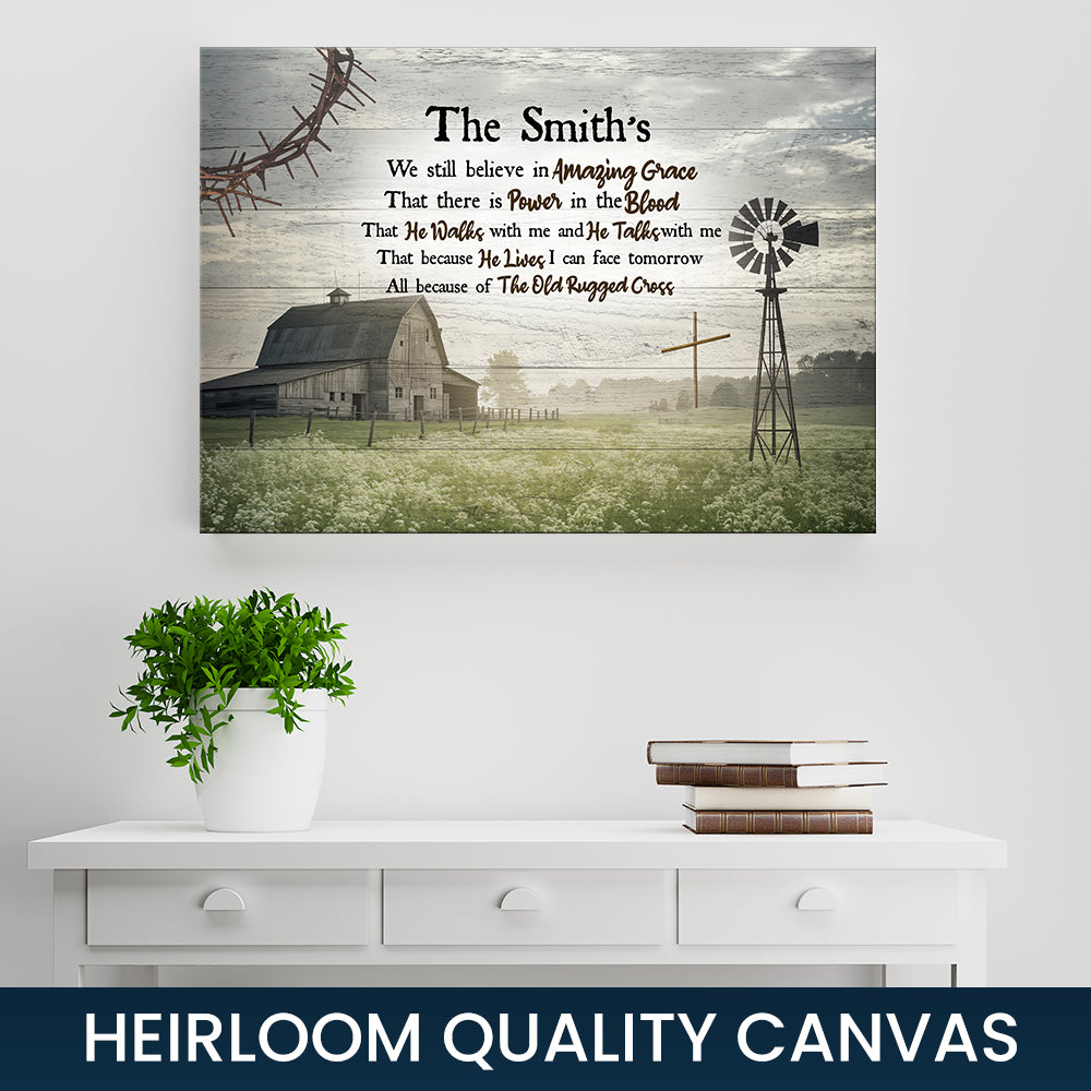 Amazing Grace Premium Canvas