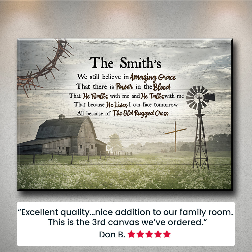 Amazing Grace Premium Canvas