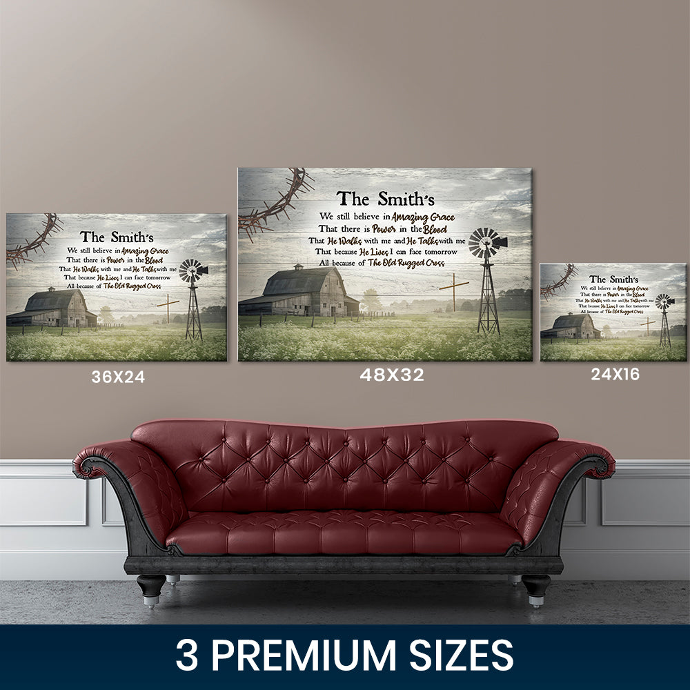 Amazing Grace Premium Canvas