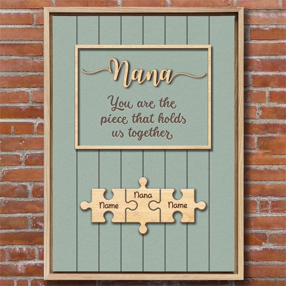 Mom & Grandma Puzzle – A Beautiful Canvas Keepsake For Endless Family Fun!