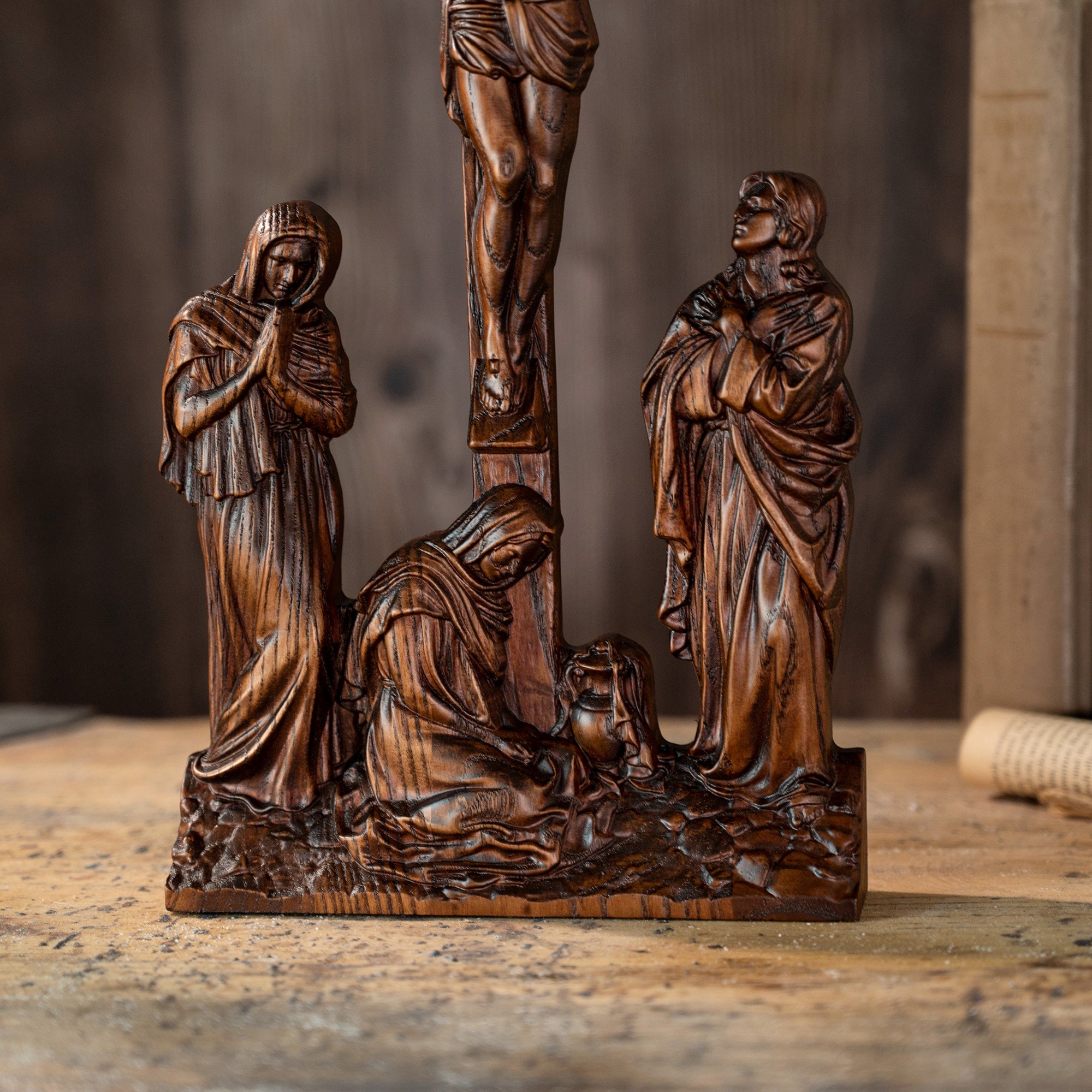 New Product Jesus crucifixion scene ornaments