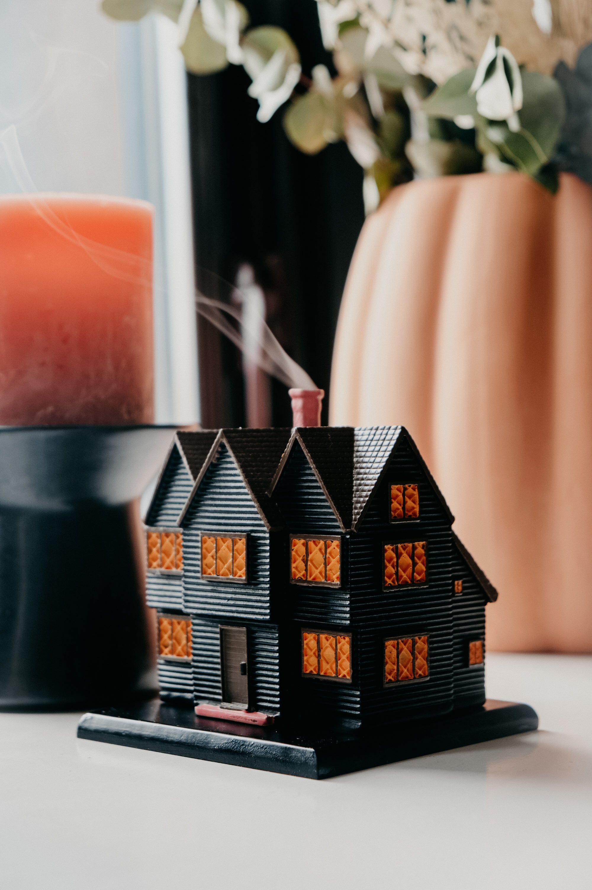 Salem Massachusetts Witch House Halloween Autumn Incense Burner