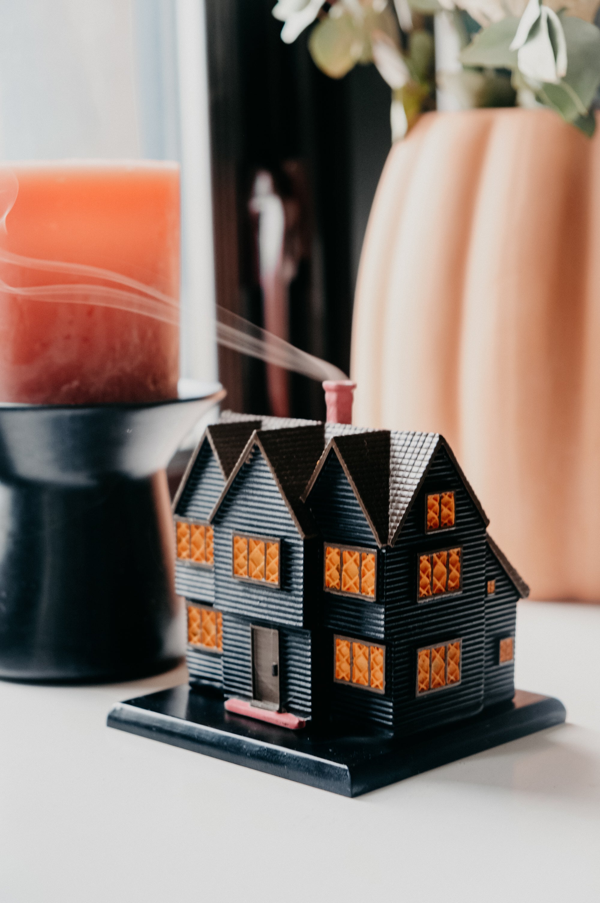 Salem Massachusetts Witch House Halloween Autumn Incense Burner