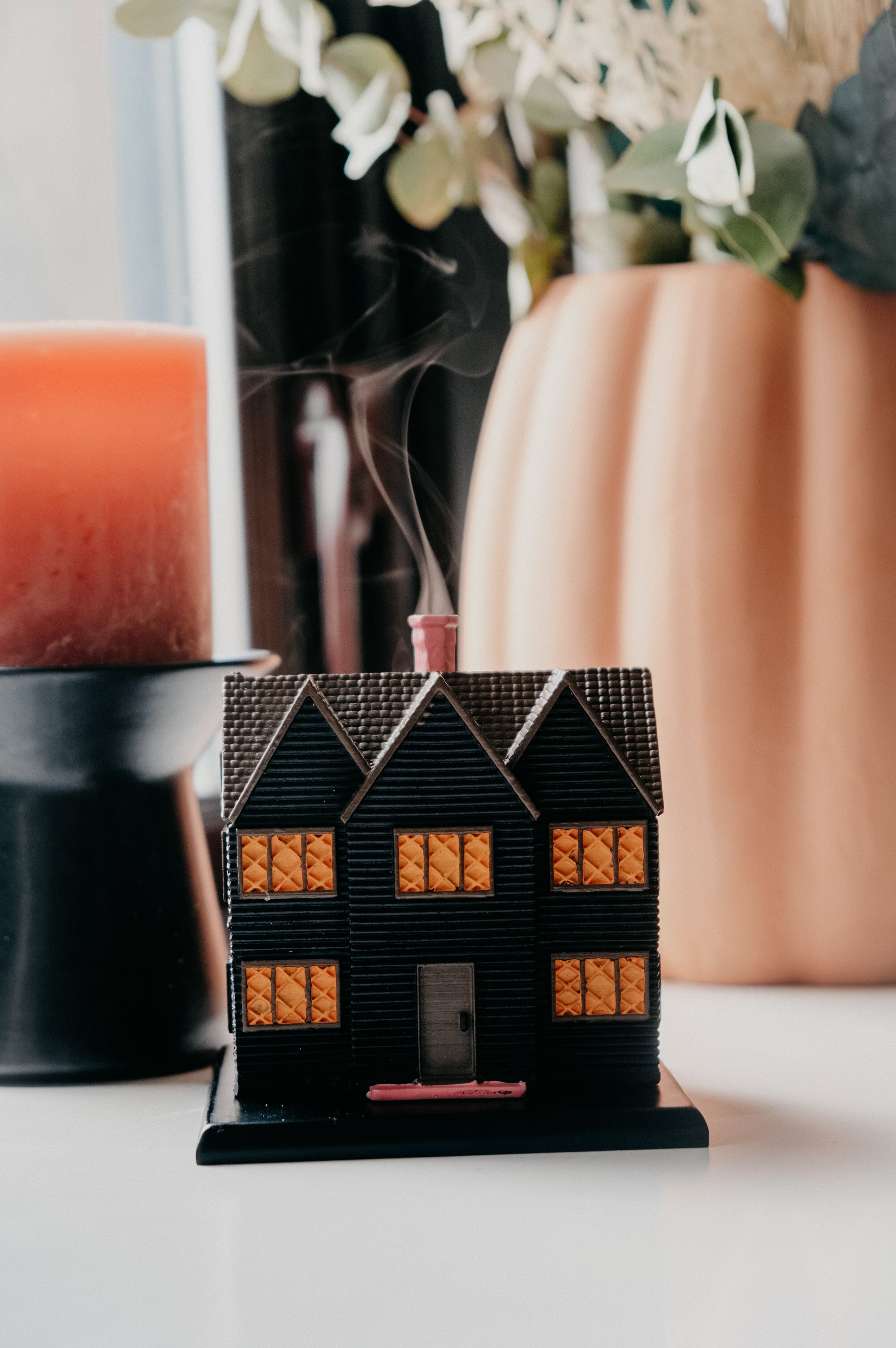 Salem Massachusetts Witch House Halloween Autumn Incense Burner