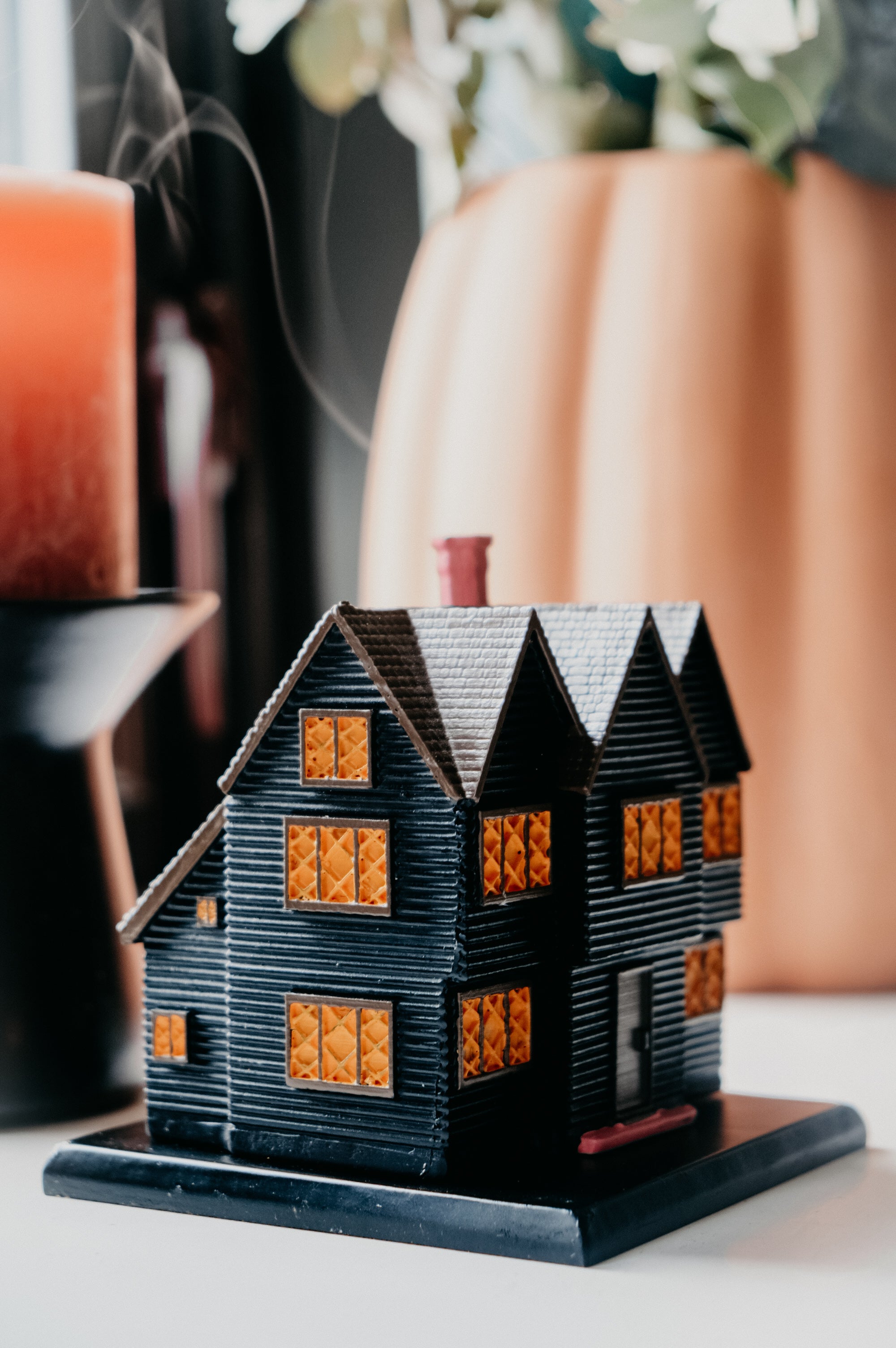 Salem Massachusetts Witch House Halloween Autumn Incense Burner