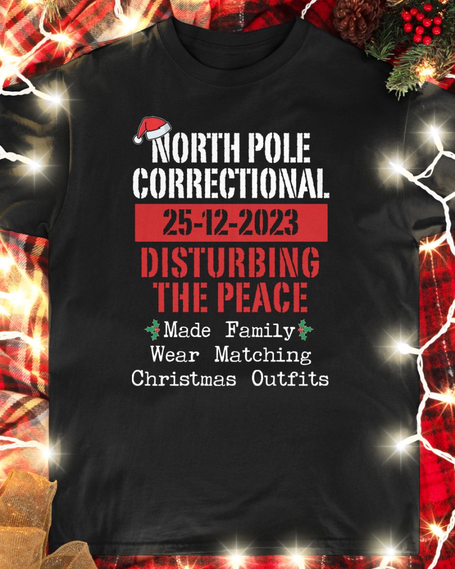 Disturbing The Peace Made Family Wear Matching Christmas Outfits 