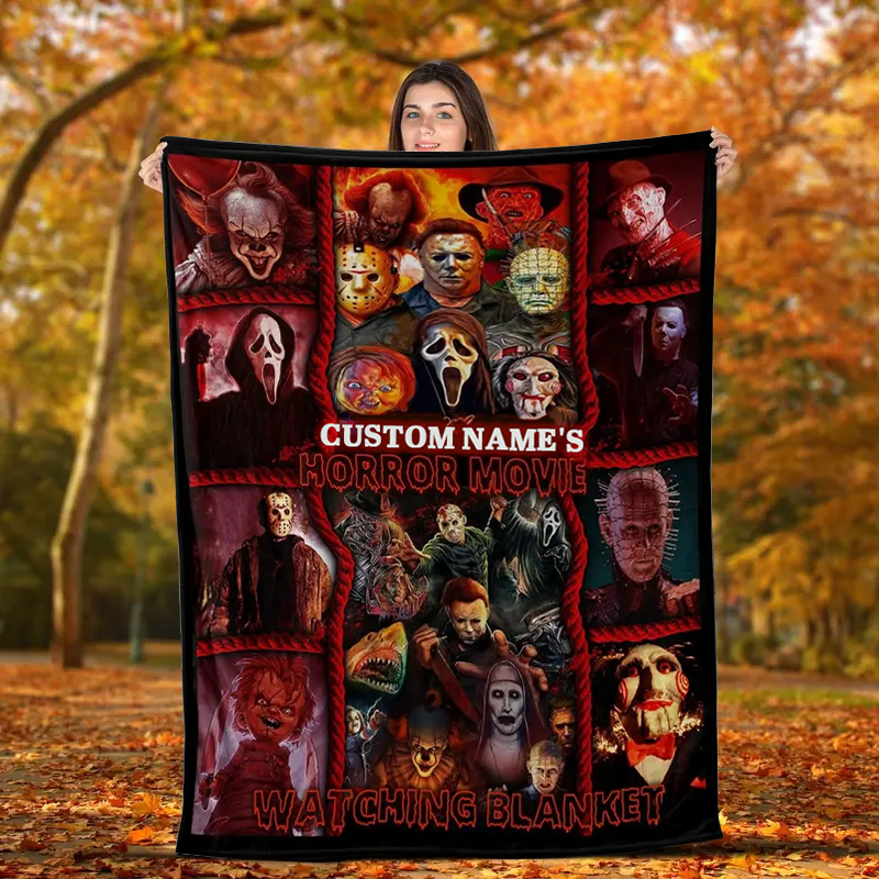 This is My Horror Movie Watching Blanket, This is My Horror Movie Blanket, Halloween Blanket,