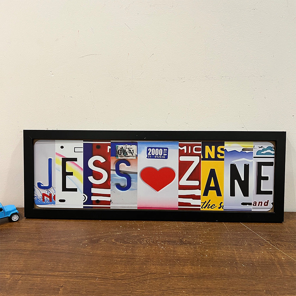 50%OFF❤️Personalized Handmade License Plate Metal Sign For Couples