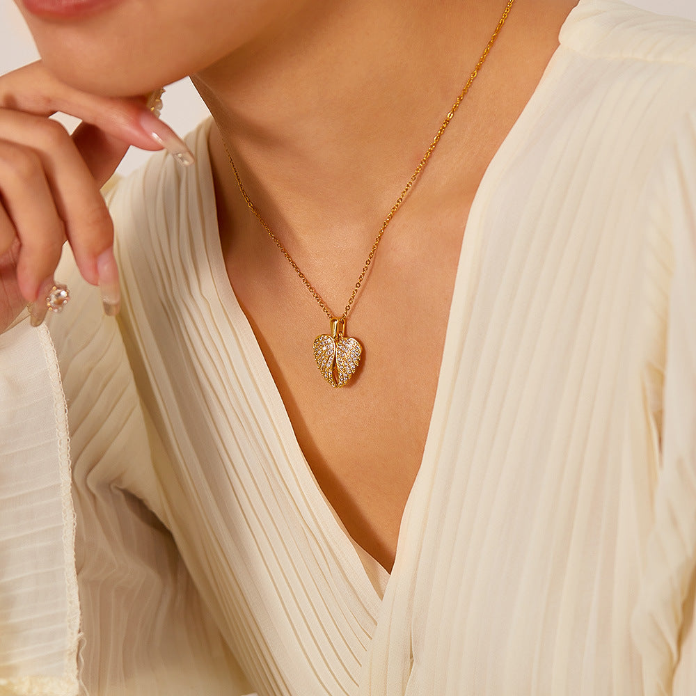 Custom My Angel Necklace with Engraving