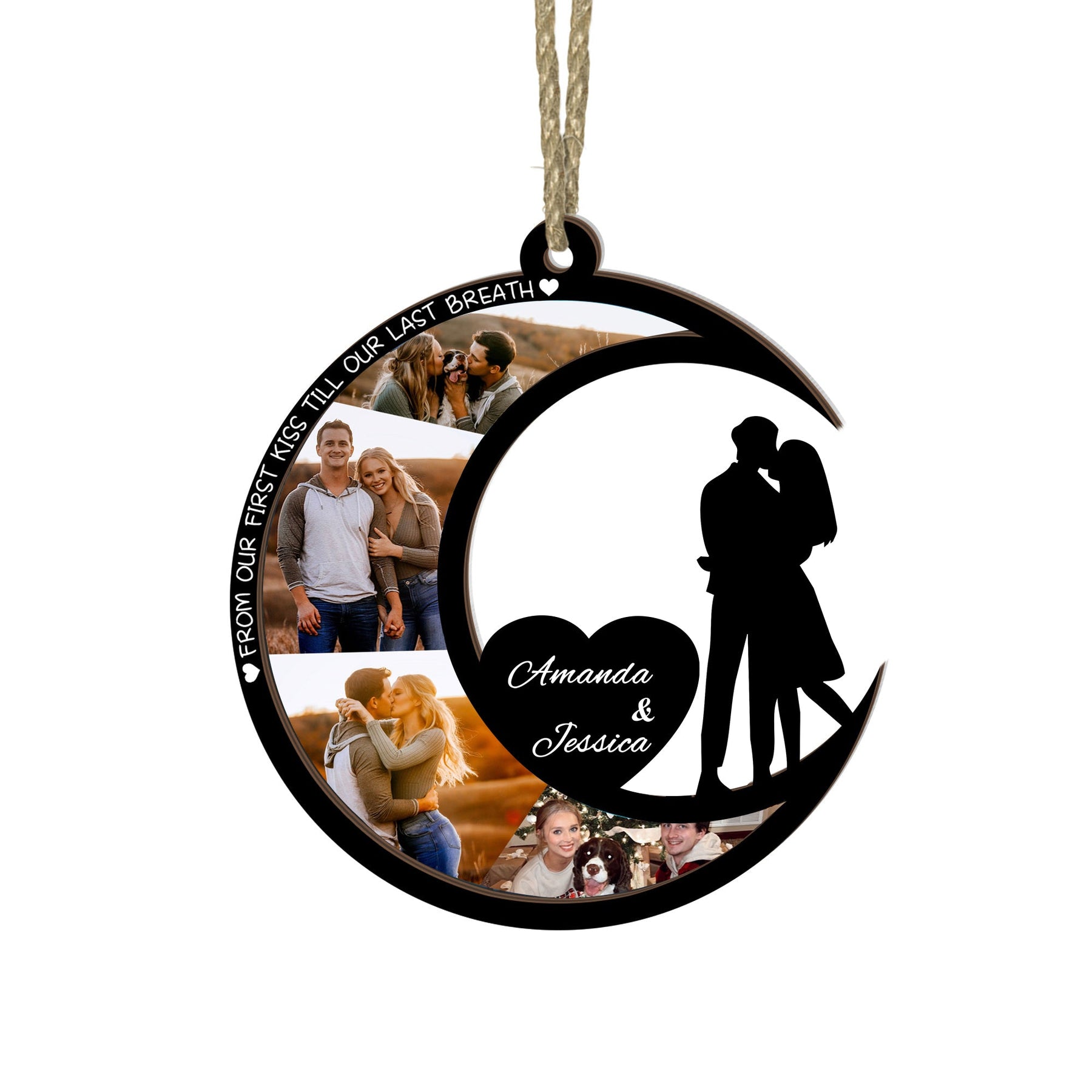 Personalized Couple Ornament Valentine's Day Gift For Couple