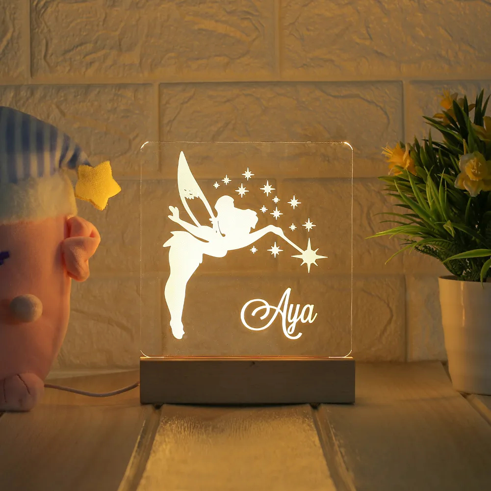 Personalized Nursery Decor Night Lights