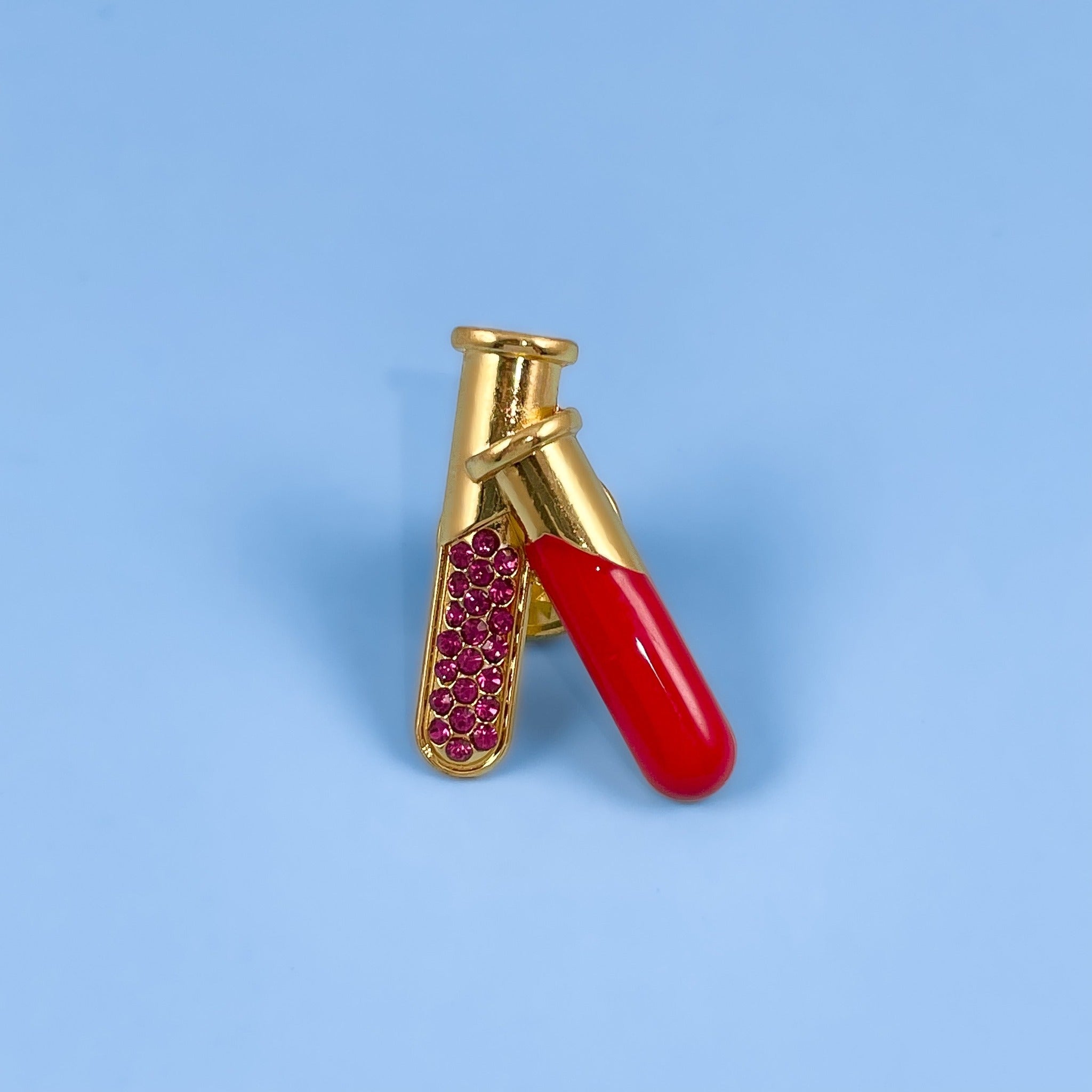 Sparkling Test Tube Pin