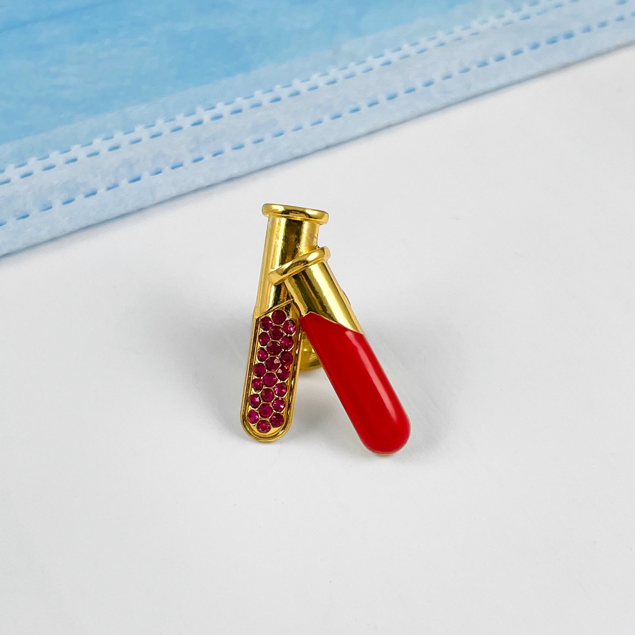 Sparkling Test Tube Pin