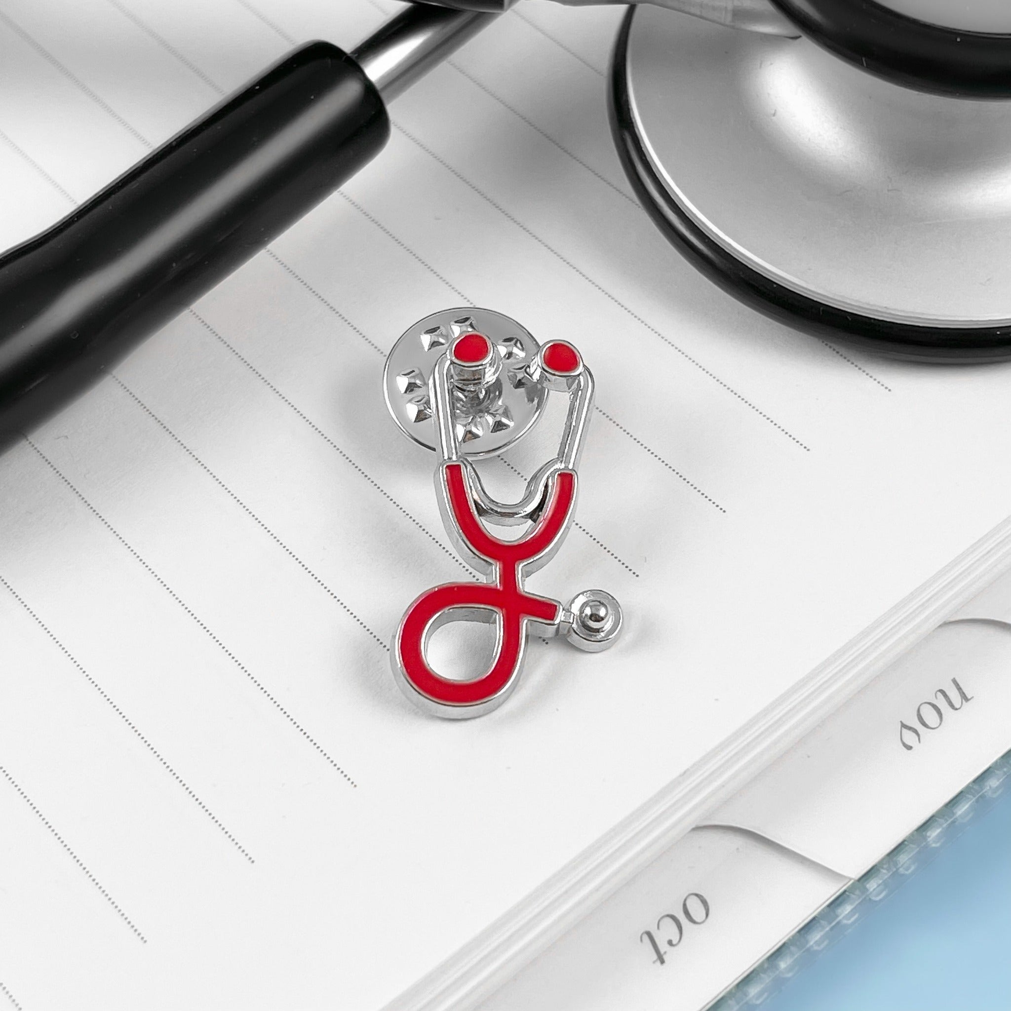 Stethoscope Pin