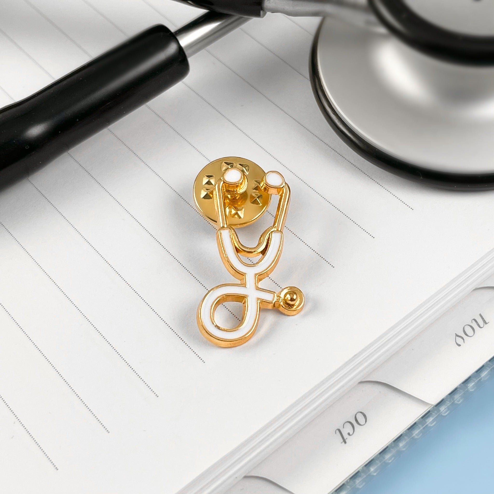 Stethoscope Pin