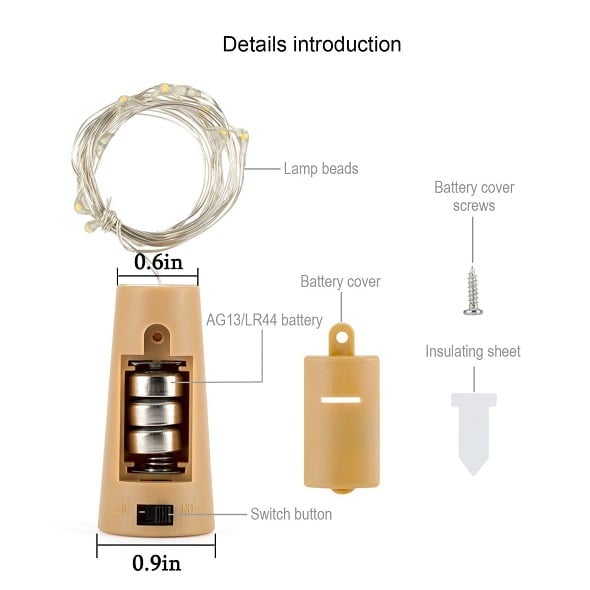 (🎅🎁2023-Christmas Hot Sale🎁-49% OFF) BOTTLE LIGHTS ( Battery Included - Replaceable )[Buy 10 Get Extra 10% OFF]