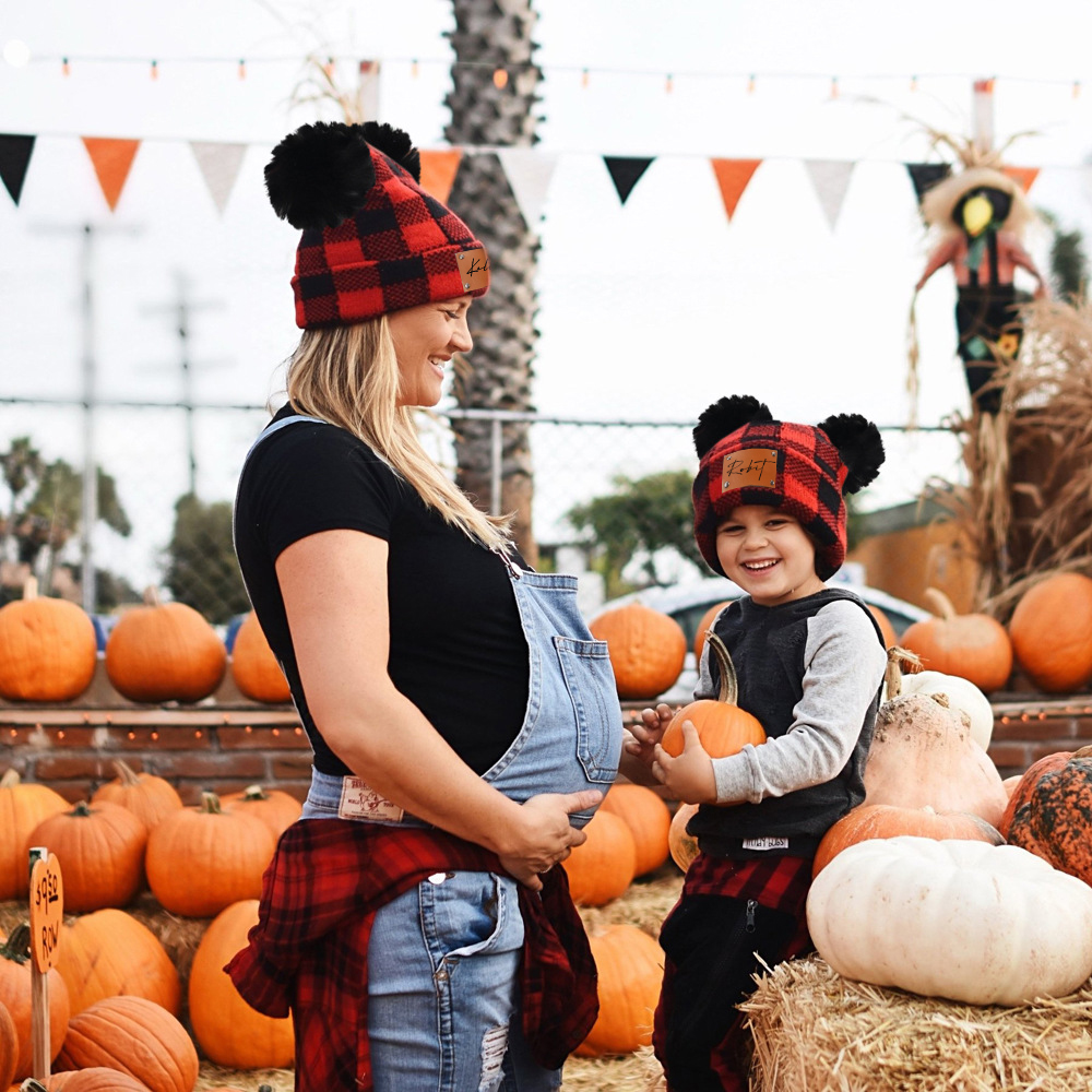 Personalized Adult &Kids Hats- Custom Name Hat- Winter Gift- Custom Knit Hat Custom Gift for Kids MaMa, Christmas Gift
