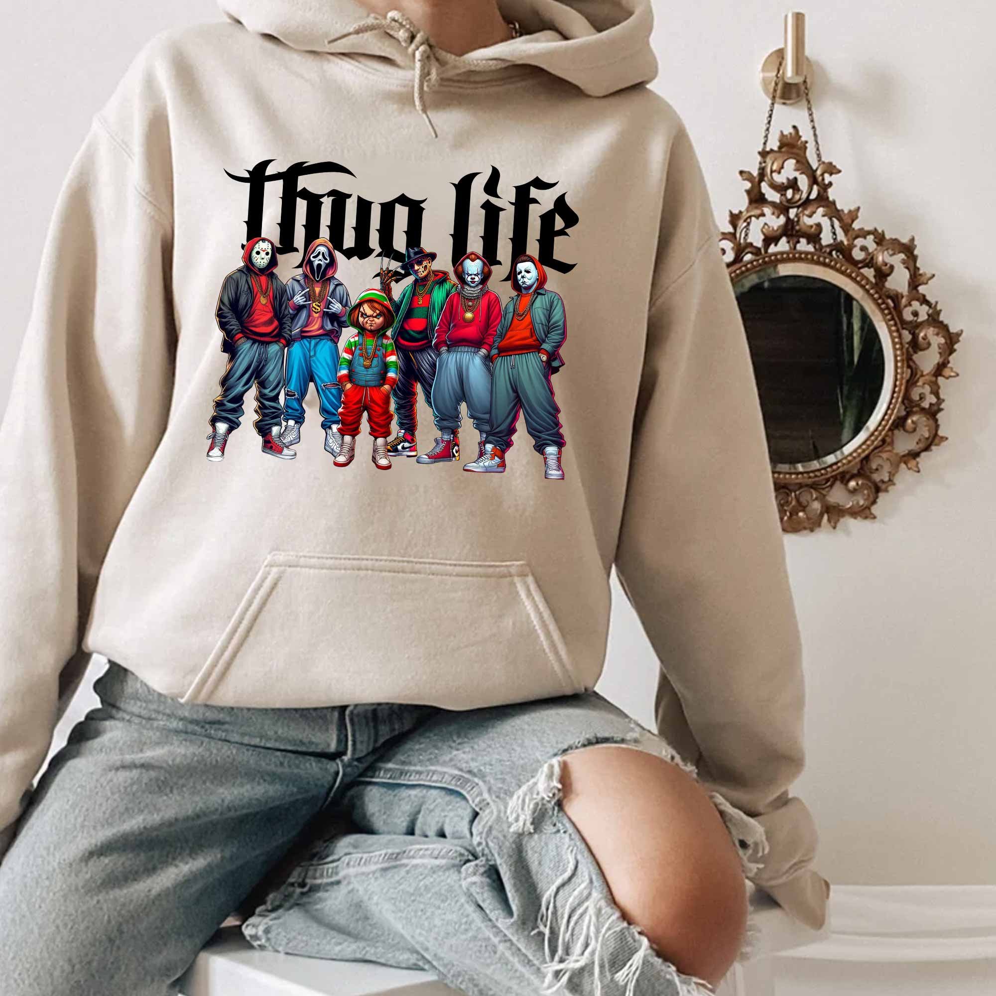 Thug Life Horror Ver 8 – Sweatshirt, Tshirt, Hoodie
