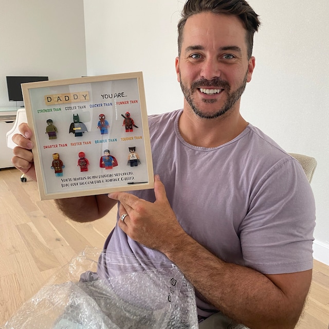 Gift for dad hero, gift for men, Christmas gifts for him, personalized gift for dad, gift for husband, daddy gifts, birthday gift for boyfriend