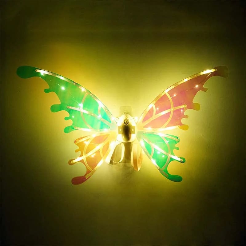 (🎁2023-Christmas Hot Sale🎁)Electric Butterfly Wings With Music Lights