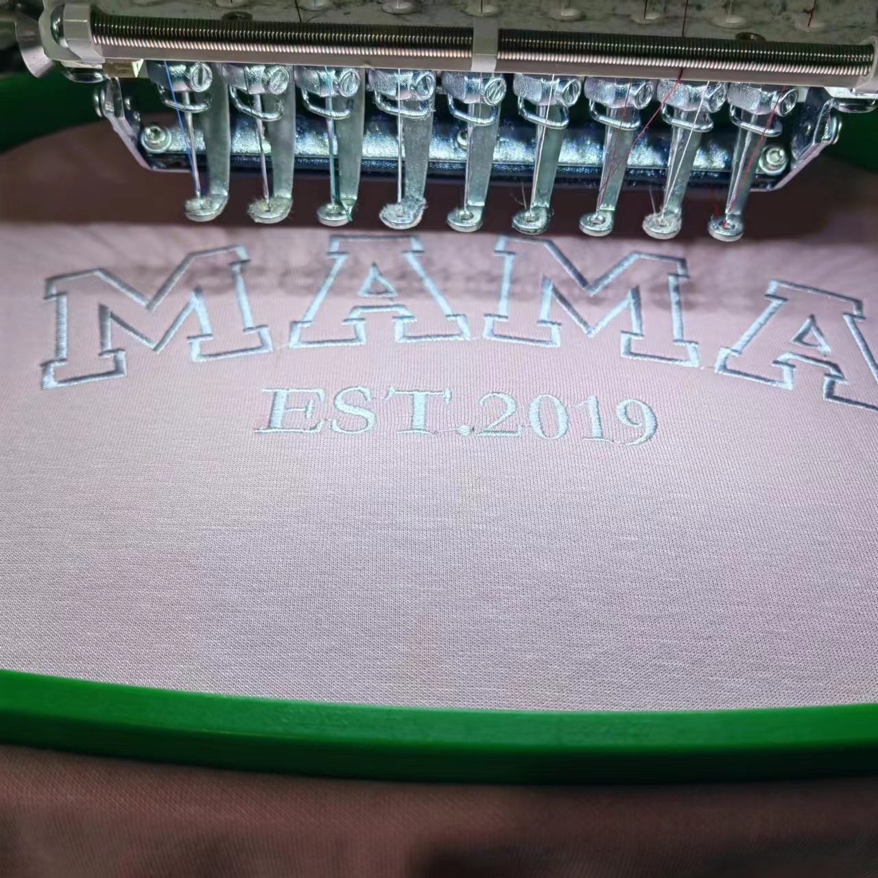 Personalized Mama Embroidered Sweatshirt With Date & Name, Mother's Day Gift