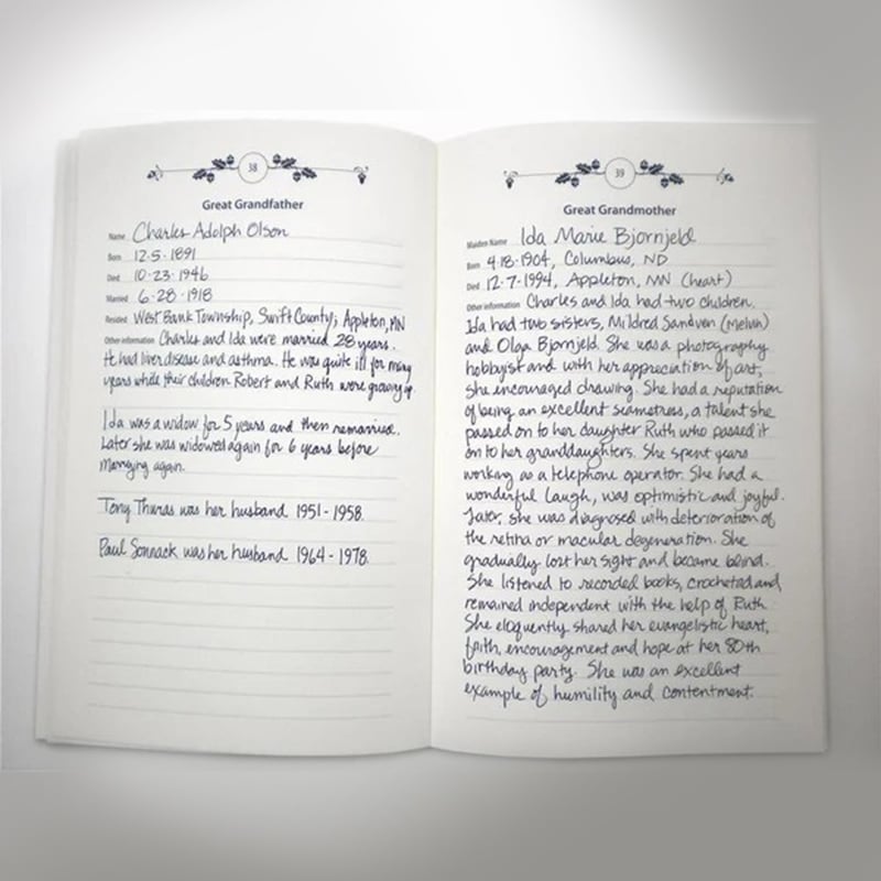 🎁2023-Christmas Hot Sale🎁 2023 Family Tree Notebook - Memories Of Ancestors