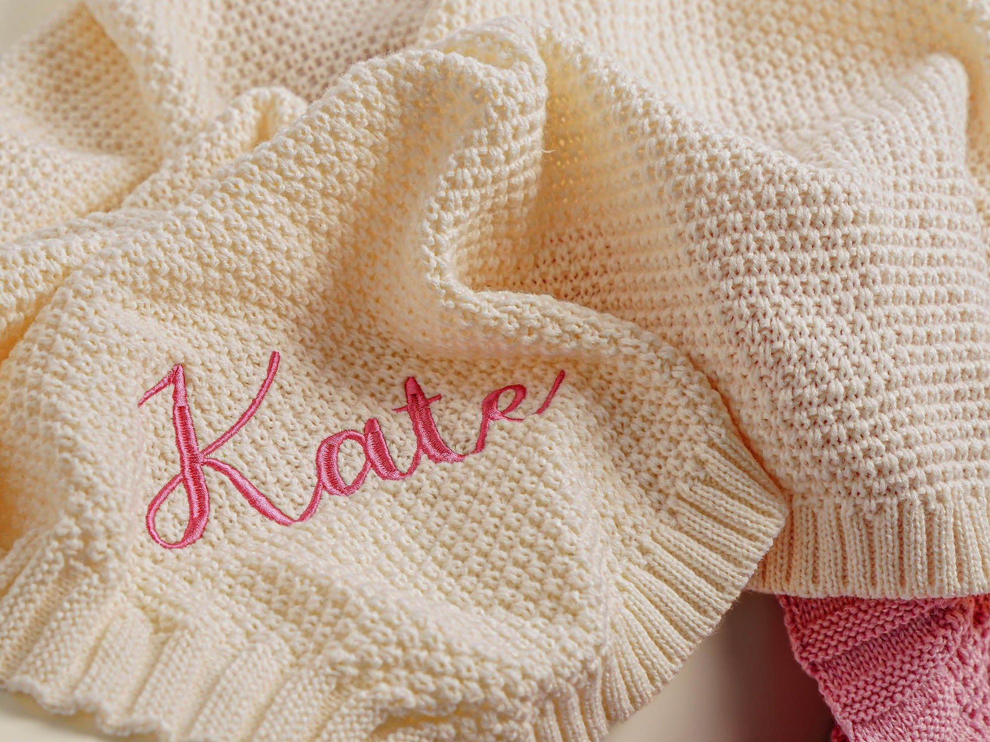 🎁Buy 2 free shipping🎁High quality personalized super soft embroidered name blanket for Kids