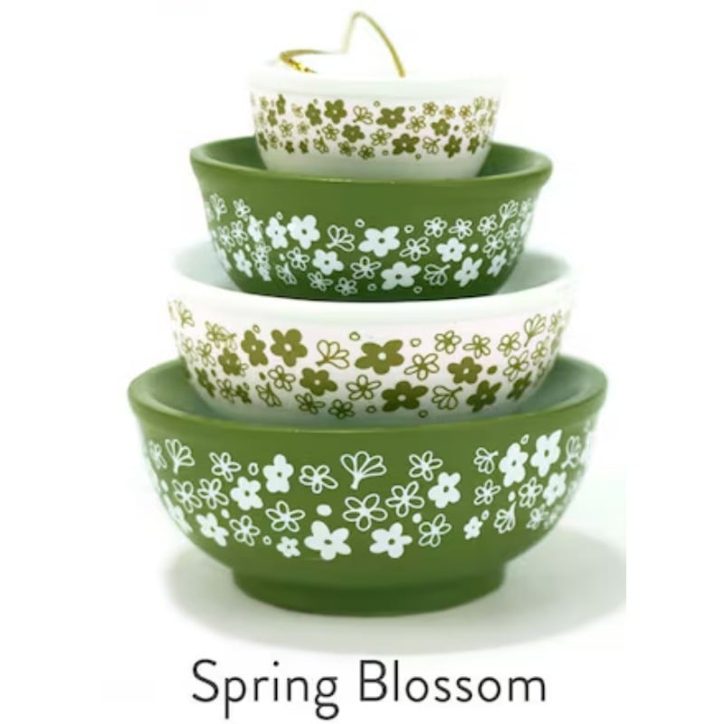 🔥65% OFF🎄Miniature Vintage Stacking Bowl Christmas Tree Pendant