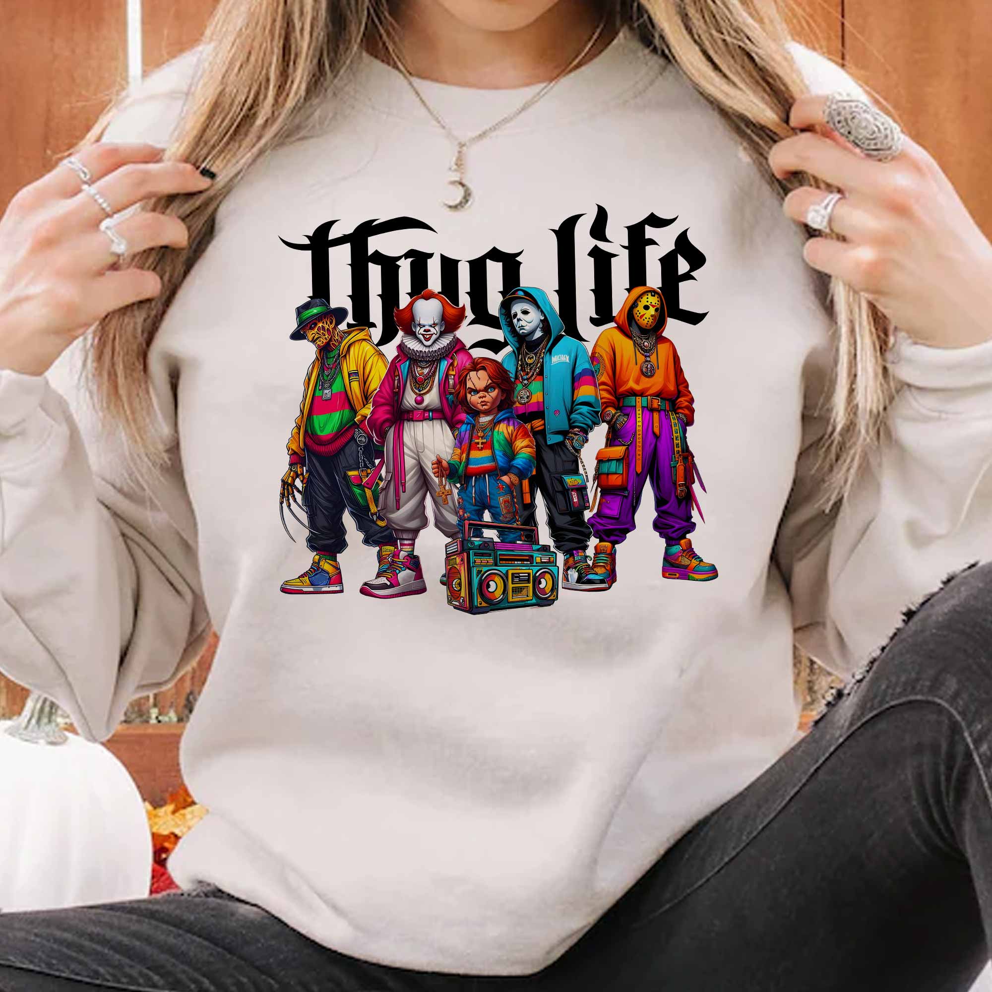 Thug Life Horror Ver 6 – Sweatshirt, Tshirt, Hoodie
